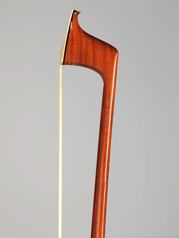 violin bow tip close up